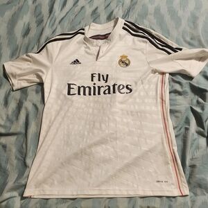 Real Madrid‎ Club de Futbol 2014/2015 HOME Football Size Large Soccer Jersey!